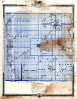 Wright County, Iowa 1875 State Atlas